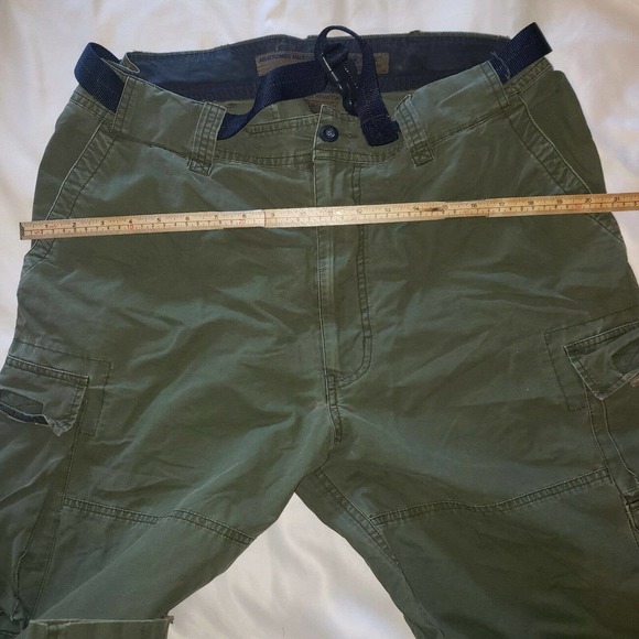 Mens Abercrombie & Fitch Sz XL Paratroops Tactical Cargo Pants Zip Off Short - Picture 3 of 4